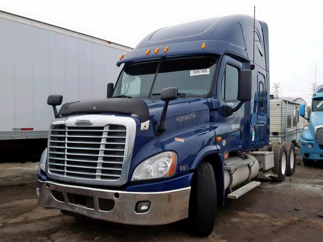 1FUJGLBG4ASAT4729 - 2010 FREIGHTLINER CASCADIA 1 BLUE photo 2