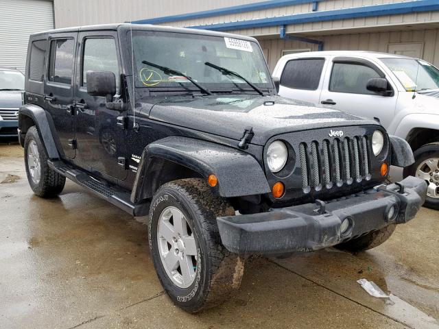 1J4GA59127L213376 - 2007 JEEP WRANGLER S BLACK photo 1