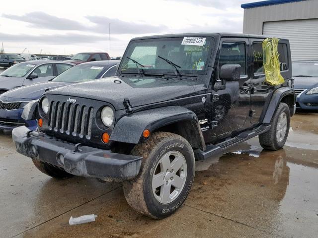 1J4GA59127L213376 - 2007 JEEP WRANGLER S BLACK photo 2