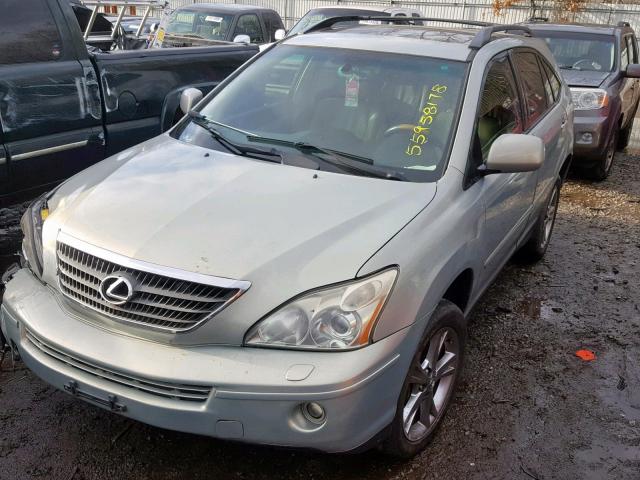 JTJHW31U360042382 - 2006 LEXUS RX 400 GRAY photo 2