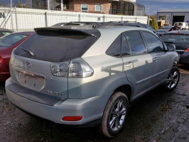 JTJHW31U360042382 - 2006 LEXUS RX 400 GRAY photo 4