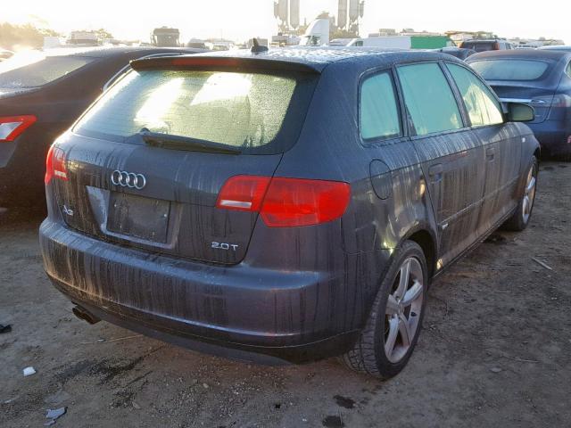 WAUHF78P18A017825 - 2008 AUDI A3 2.0 GRAY photo 4