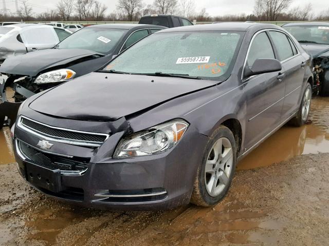 1G1ZC5E07A4123009 - 2010 CHEVROLET MALIBU 1LT GRAY photo 2