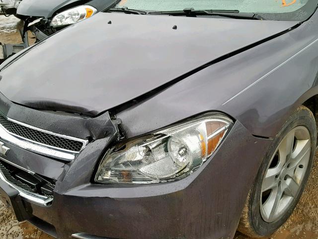 1G1ZC5E07A4123009 - 2010 CHEVROLET MALIBU 1LT GRAY photo 9