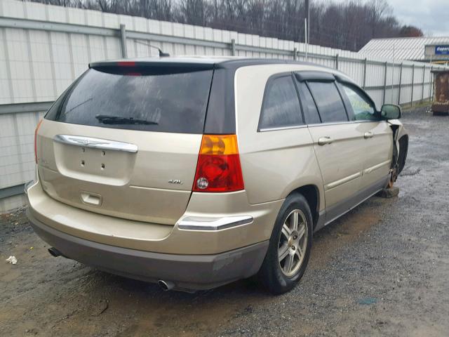 2A8GM68X17R254106 - 2007 CHRYSLER PACIFICA T TAN photo 4