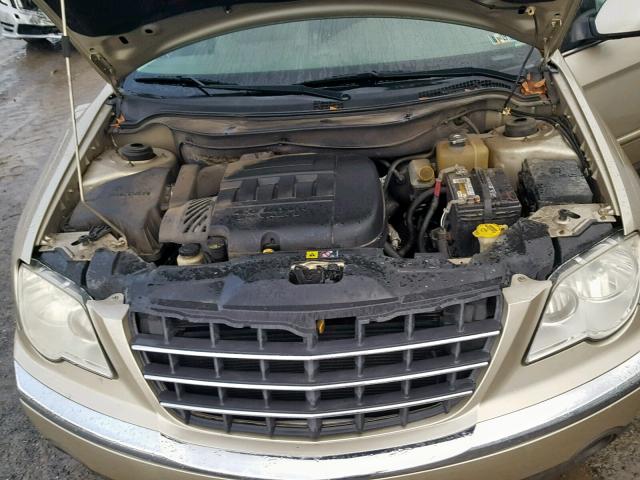 2A8GM68X17R254106 - 2007 CHRYSLER PACIFICA T TAN photo 7