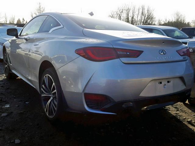 JN1EV7EKXJM342661 - 2018 INFINITI Q60 PREMIU SILVER photo 3