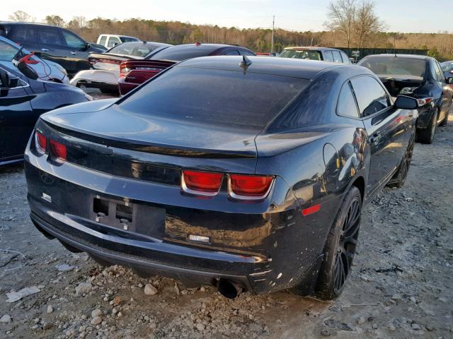 2G1FK1EJ6B9122181 - 2011 CHEVROLET CAMARO 2SS BLACK photo 4