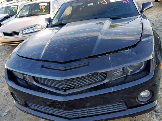 2G1FK1EJ6B9122181 - 2011 CHEVROLET CAMARO 2SS BLACK photo 9