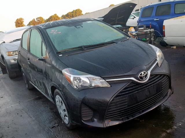 VNKKTUD32HA081432 - 2017 TOYOTA YARIS L BLACK photo 1