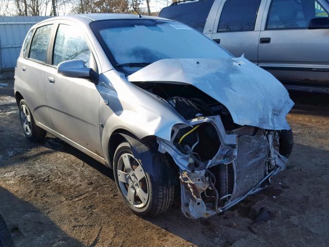 KL1TD66658B114602 - 2008 CHEVROLET AVEO BASE SILVER photo 1