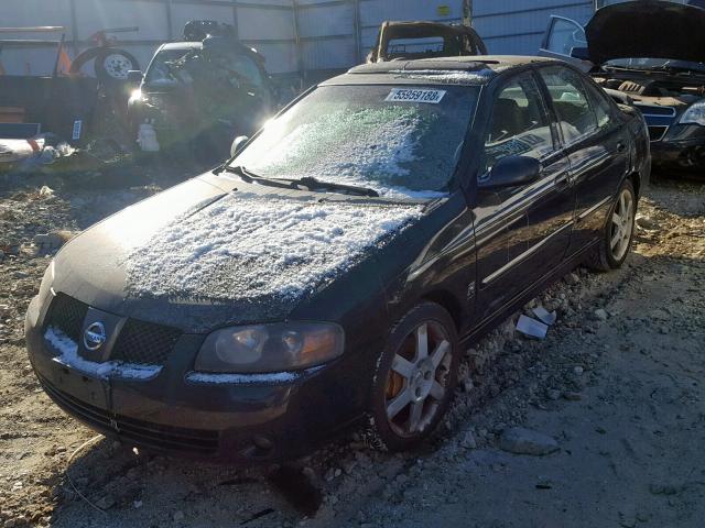 3N1AB51D04L730998 - 2004 NISSAN SENTRA SE- BLACK photo 2