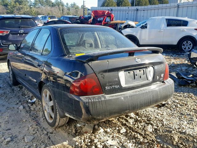 3N1AB51D04L730998 - 2004 NISSAN SENTRA SE- BLACK photo 3