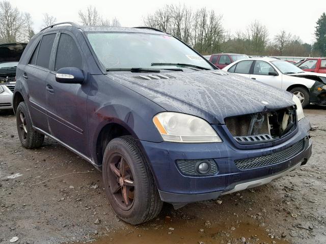 4JGBB86E86A018734 - 2006 MERCEDES-BENZ ML 350 BLUE photo 1