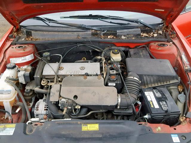 1G2NE52T7XC561983 - 1999 PONTIAC GRAND AM S RED photo 7