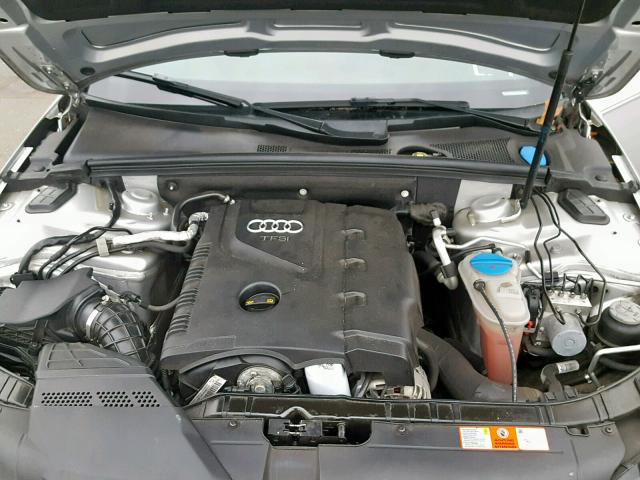 WAULF78K69N013178 - 2009 AUDI A4 2.0T QU SILVER photo 7