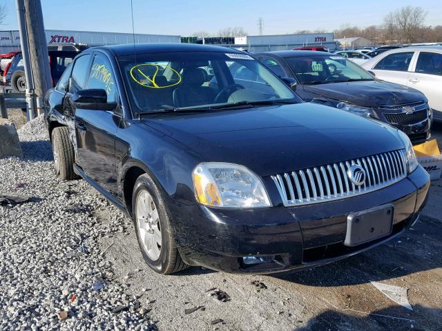 1MEFM40117G603330 - 2007 MERCURY MONTEGO LU BLACK photo 1