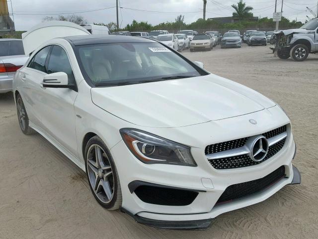 WDDSJ4EB0FN259421 - 2015 MERCEDES-BENZ CLA 250 WHITE photo 1