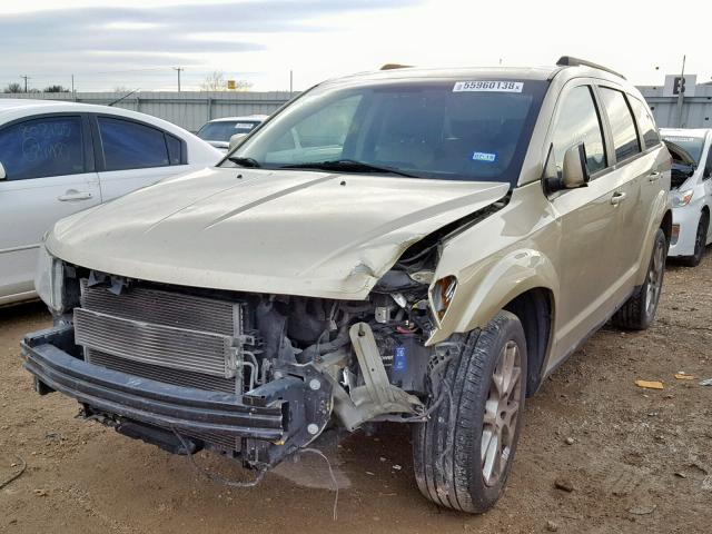 3D4PH1FG4BT560954 - 2011 DODGE JOURNEY MA GOLD photo 2