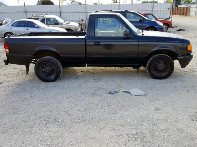 1FTCR10U8TUC60929 - 1996 FORD RANGER BLACK photo 9