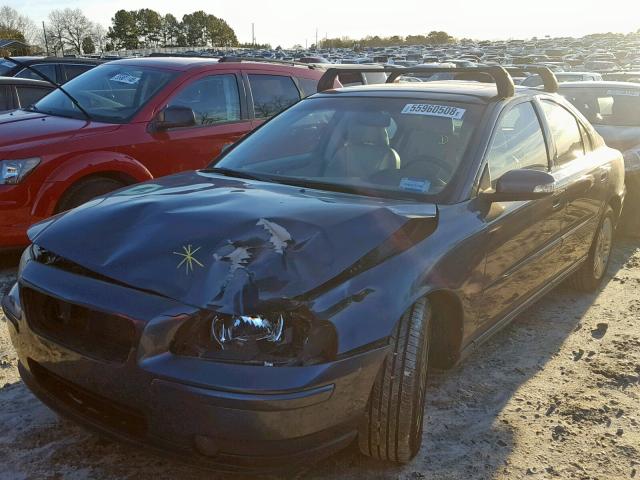 YV1RS592692734575 - 2009 VOLVO S60 2.5T BLUE photo 2