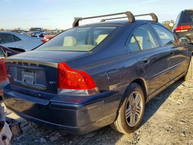 YV1RS592692734575 - 2009 VOLVO S60 2.5T BLUE photo 4