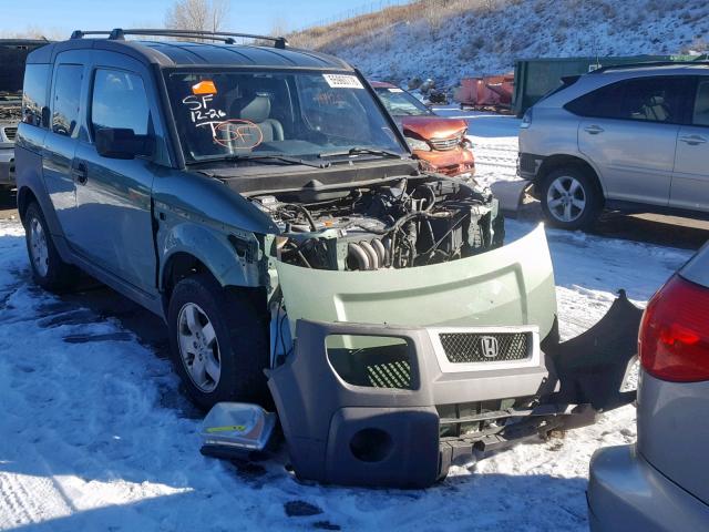 5J6YH28674L006554 - 2004 HONDA ELEMENT EX GREEN photo 1