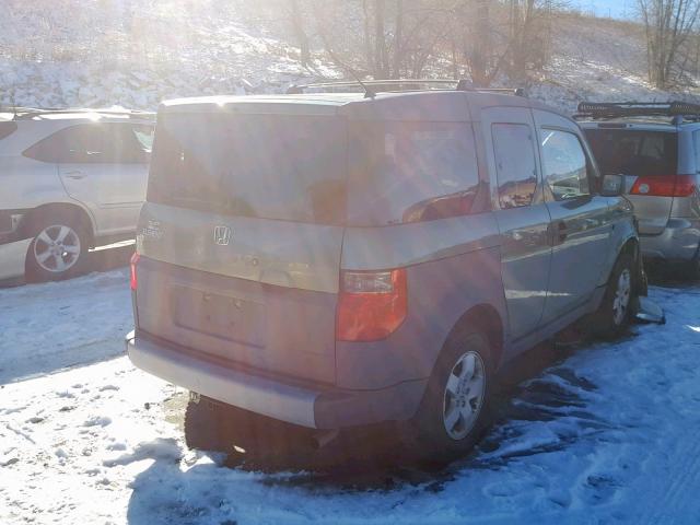 5J6YH28674L006554 - 2004 HONDA ELEMENT EX GREEN photo 4