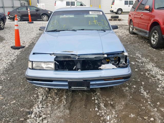 1G3AL54N8M6362675 - 1991 OLDSMOBILE CUTLASS CI BLUE photo 9