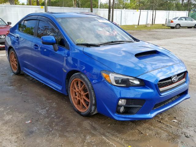 JF1VA1A65F9815204 - 2015 SUBARU WRX BLUE photo 1