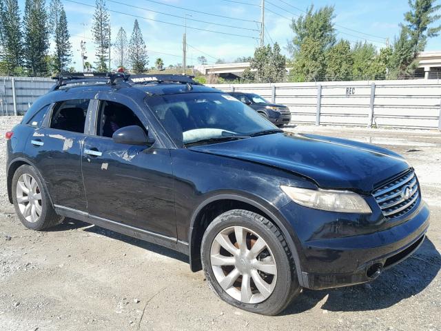 JNRAS08U63X103084 - 2003 INFINITI FX35 BLACK photo 1