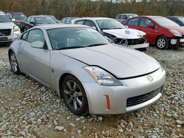 JN1AZ34D13T118721 - 2003 NISSAN 350Z COUPE SILVER photo 1