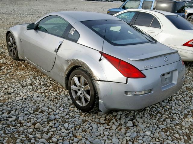 JN1AZ34D13T118721 - 2003 NISSAN 350Z COUPE SILVER photo 3