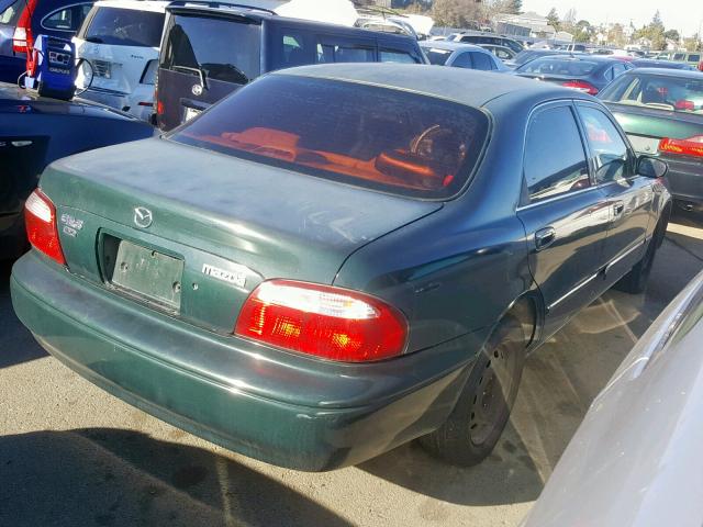 1YVGF22C315211191 - 2001 MAZDA 626 ES GREEN photo 4