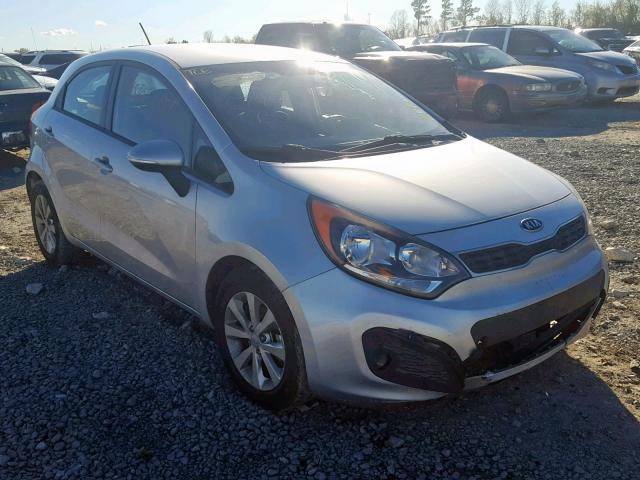 KNADN5A38D6096520 - 2013 KIA RIO EX SILVER photo 1