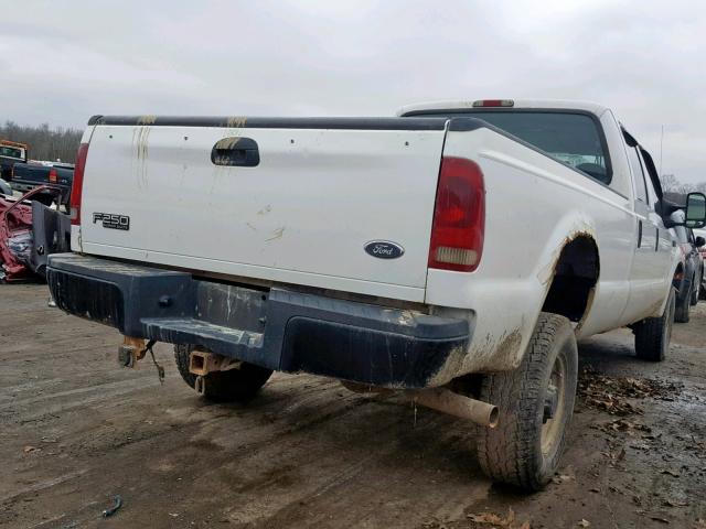 1FTSW31L34ED59871 - 2004 FORD F350 SRW S WHITE photo 4