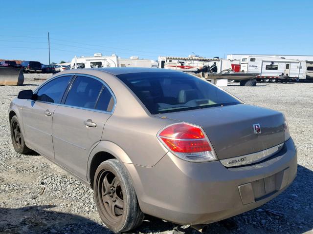 1G8ZS57N58F136269 - 2008 SATURN AURA XE GOLD photo 3