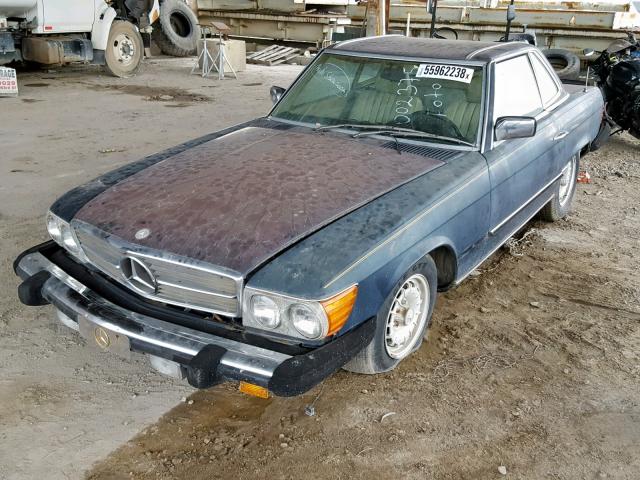 WDB10704612002375 - 1983 MERCEDES-BENZ BENZ BLUE photo 2