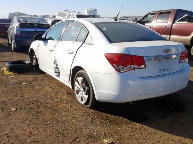 1G1PC5SH8C7245462 - 2012 CHEVROLET CRUZE LS WHITE photo 3