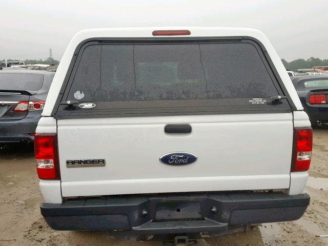 1FTKR1AD9BPA51691 - 2011 FORD RANGER WHITE photo 9