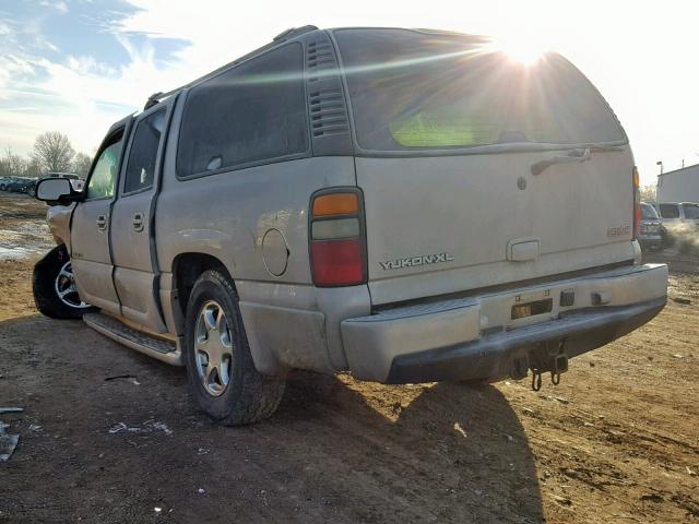 1GKFK66U15J102687 - 2005 GMC YUKON XL D SILVER photo 3