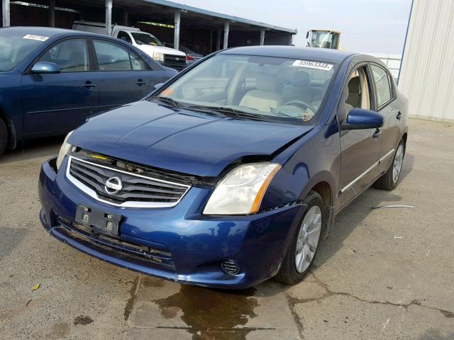 3N1AB6AP6AL644798 - 2010 NISSAN SENTRA 2.0 BLUE photo 2