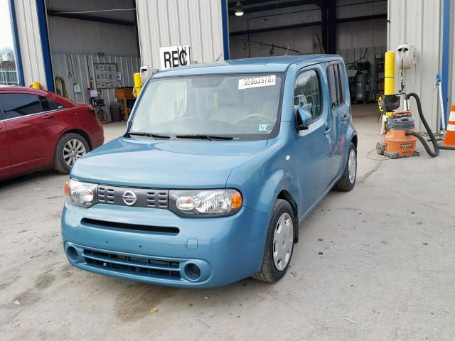 JN8AZ2KR2AT168051 - 2010 NISSAN CUBE BASE BLUE photo 2