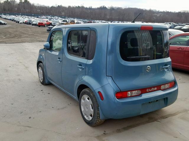 JN8AZ2KR2AT168051 - 2010 NISSAN CUBE BASE BLUE photo 3