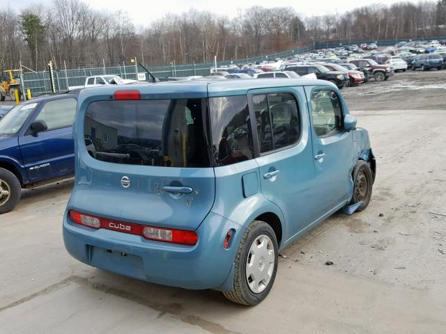 JN8AZ2KR2AT168051 - 2010 NISSAN CUBE BASE BLUE photo 4