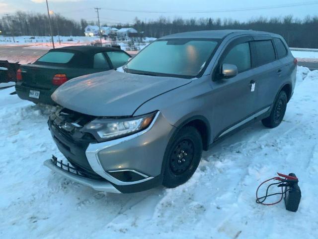 JA4AD2A39HZ601177 - 2017 MITSUBISHI OUTLANDER GRAY photo 2