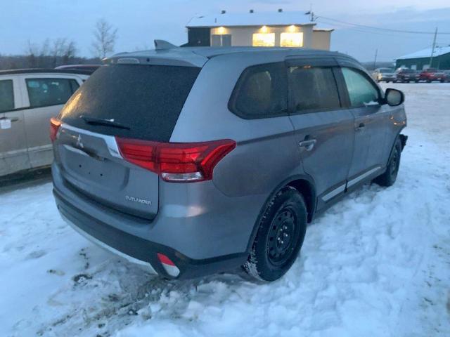 JA4AD2A39HZ601177 - 2017 MITSUBISHI OUTLANDER GRAY photo 4