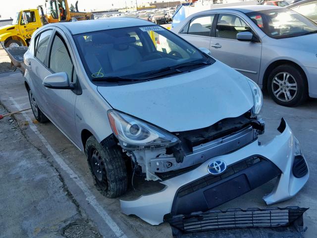 JTDKDTB35G1128812 - 2016 TOYOTA PRIUS C SILVER photo 1