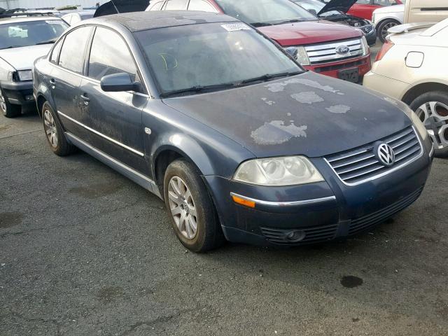 WVWPD63B52P451292 - 2002 VOLKSWAGEN PASSAT GLS BLUE photo 1