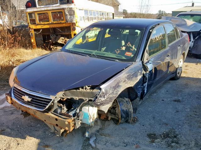 1G1ZS57FX7F287615 - 2007 CHEVROLET MALIBU LS 蓝色 照片 2